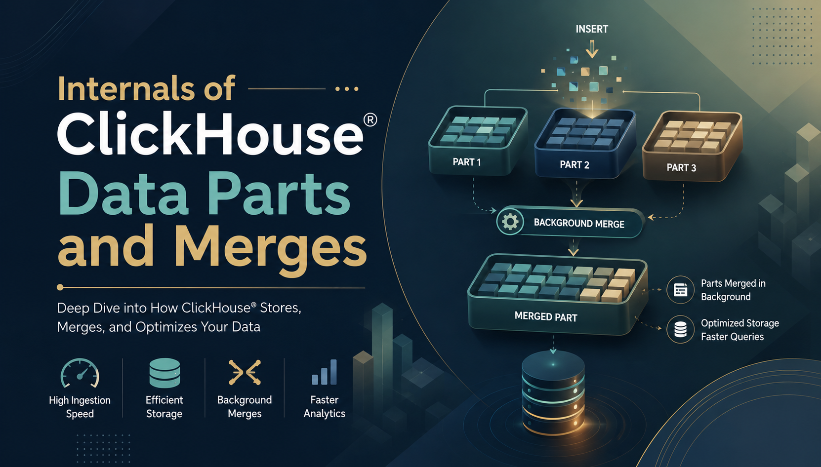 Internals of ClickHouse® Data Parts and Merges